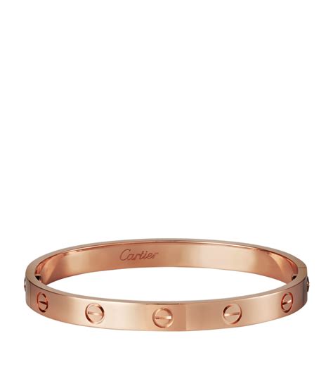 rose gold love bracelet cartier